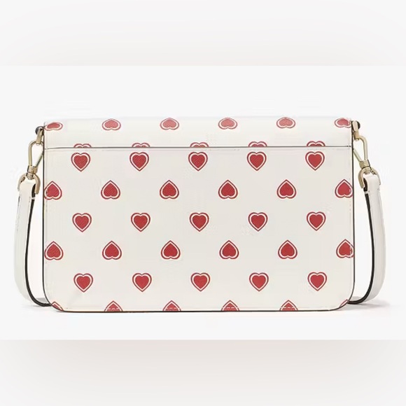 Kate Spade NWT Madison Heartfelt Geo Flap Crossbody & Matching Wallet Set - Picture 15 of 16